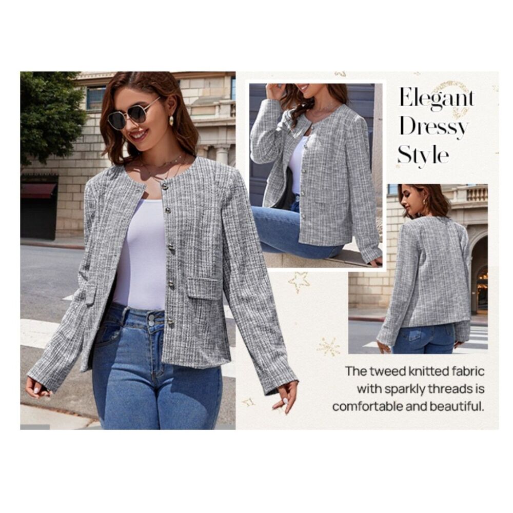 Merokeety Tweed jacket, Size: M
